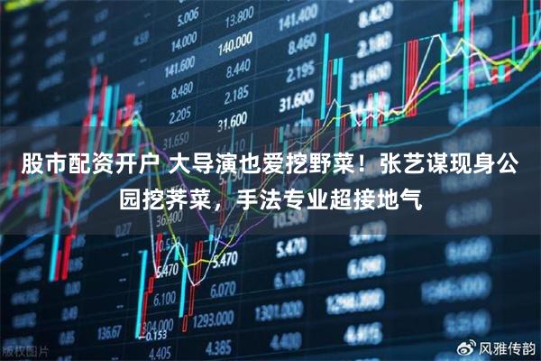 股市配资开户 大导演也爱挖野菜！张艺谋现身公园挖荠菜，手法专业超接地气